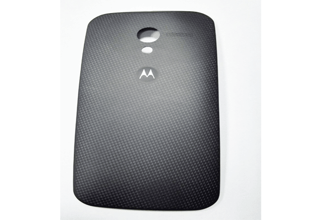 MOTO手（shǒu）機電池蓋激光雕刻