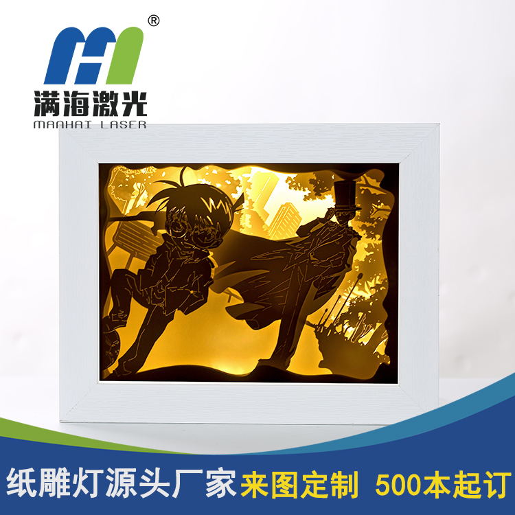 3d動漫紙（zhǐ）雕燈3d光影紙雕燈（dēng）小夜燈定製廠家