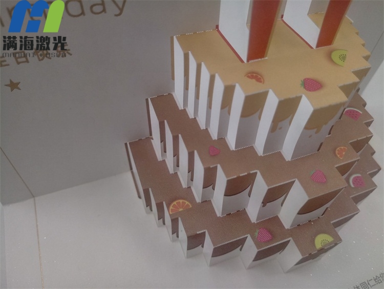 VIVO立體生（shēng）日賀卡高難度激光雕刻