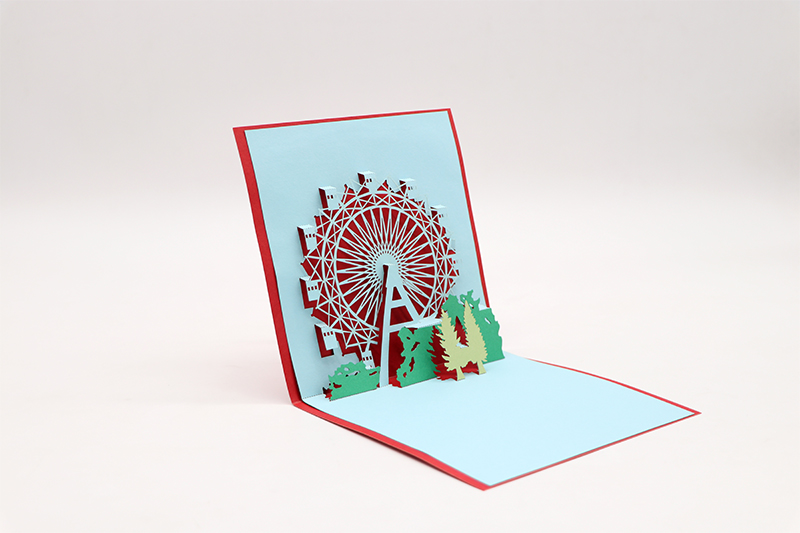 摩天輪立體賀卡 摩天輪立體賀卡(kǎ)