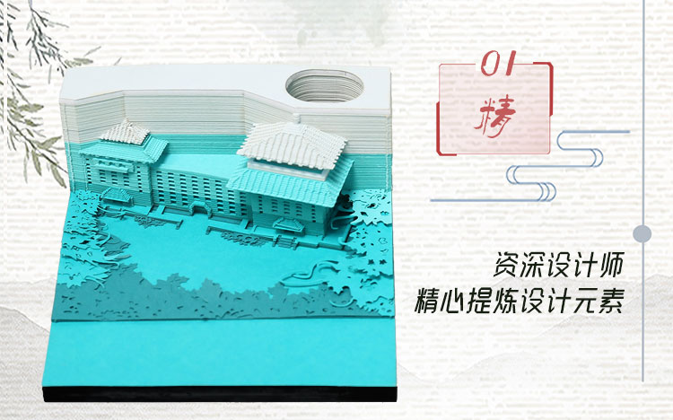 3d建築模型便簽紙（zhǐ）