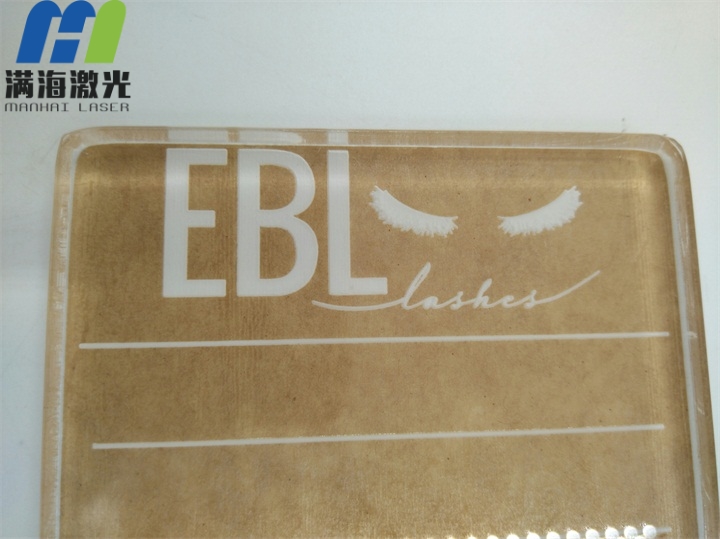 EBL假睫毛亞克力（lì）展示牌激光鐳雕