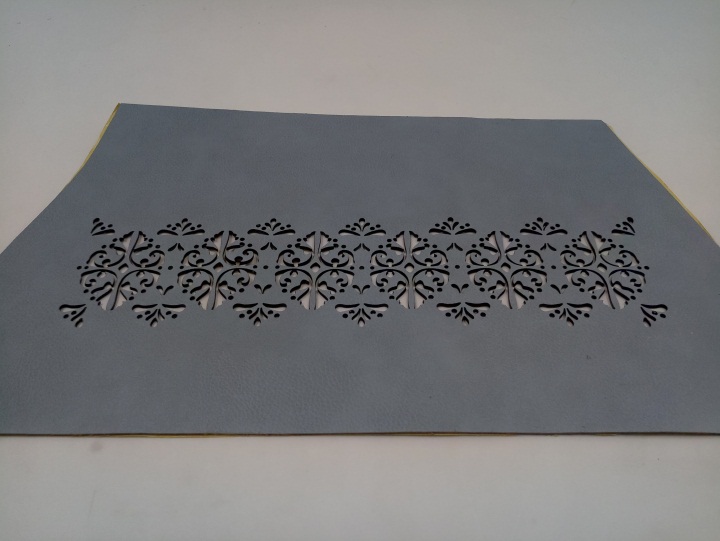 皮革麵料激光雕刻