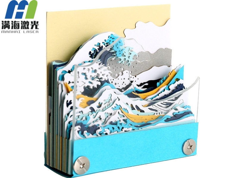 古（gǔ）風日（rì）本神（shén）奈川（chuān）衝浪裏（lǐ）立體模型便簽紙定製（zhì）