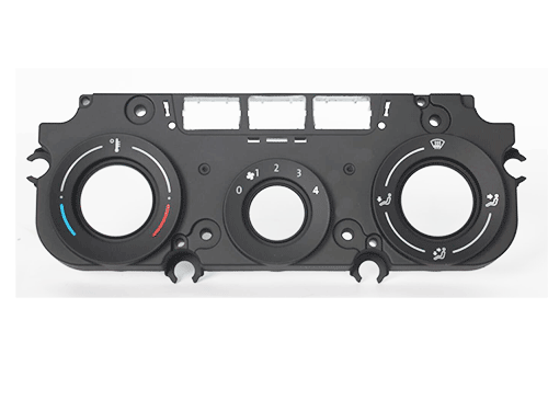 汽（qì）車（chē）空調（diào）控製麵板激光鐳雕加工