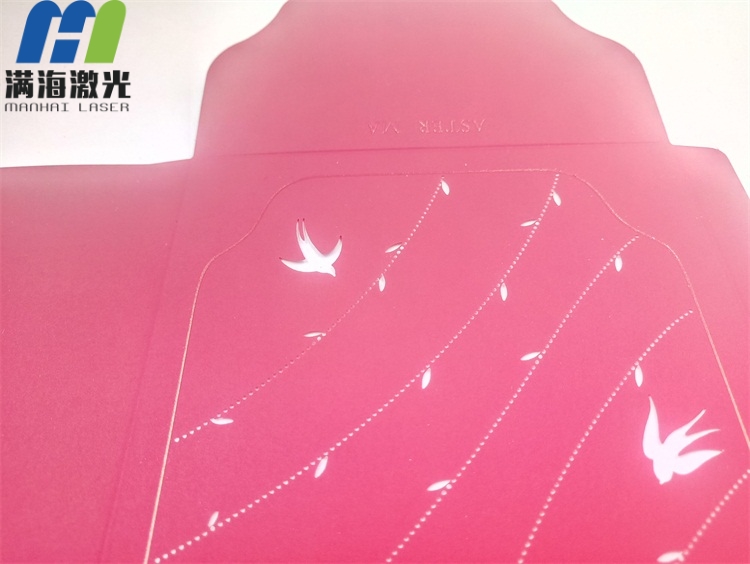 高端紅包（bāo）卡紙激光切割加工