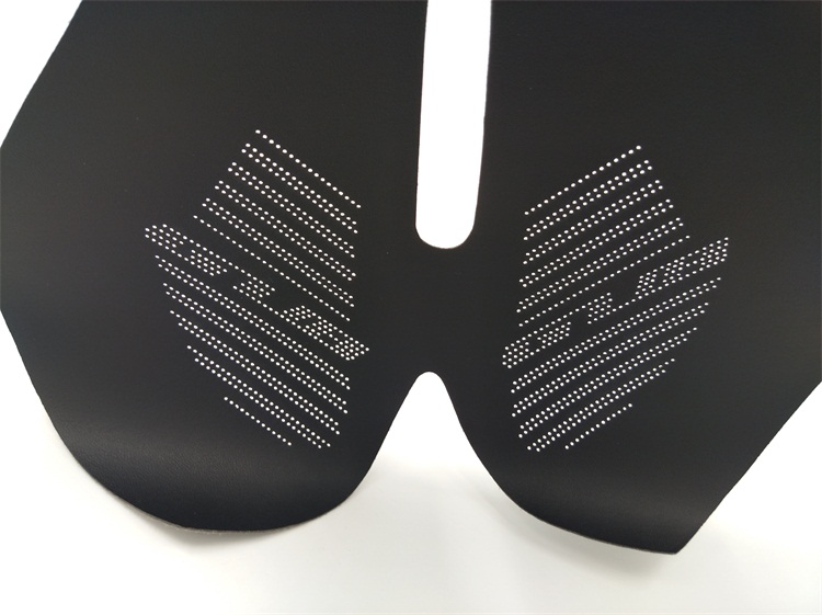 山地自行車皮（pí）質座墊激光（guāng）打孔（kǒng）