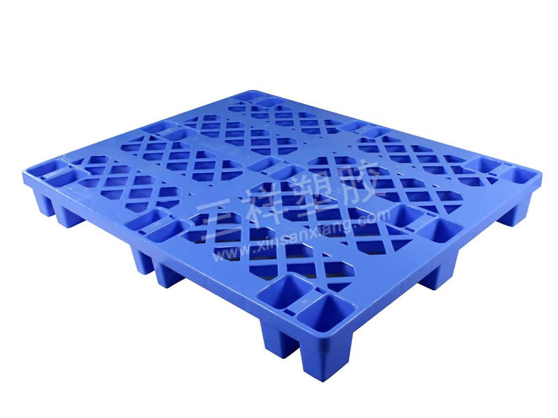 塑料卡板（bǎn）DK1210-X<br>1200×1000×145mm<br>九叉腳網格型<br>查看詳情頁