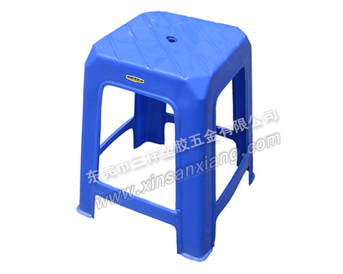 3號（hào）全塑方凳<br>凳麵(mm)：265×265 <br>高度(mm)：435