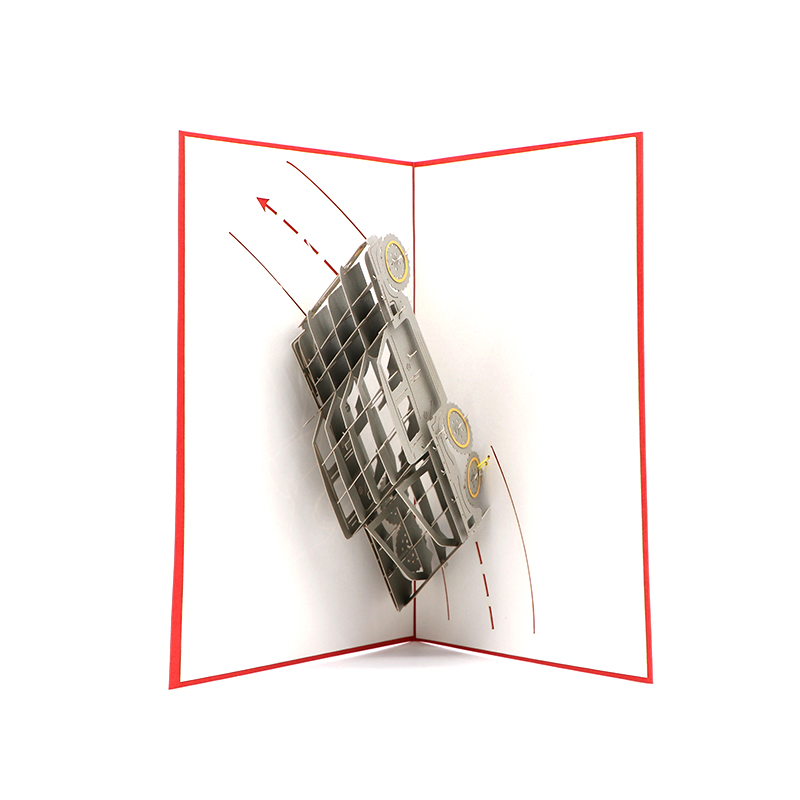 3d手工（gōng）賀（hè）卡定製鏤空手工賀卡立體車手工賀卡定製