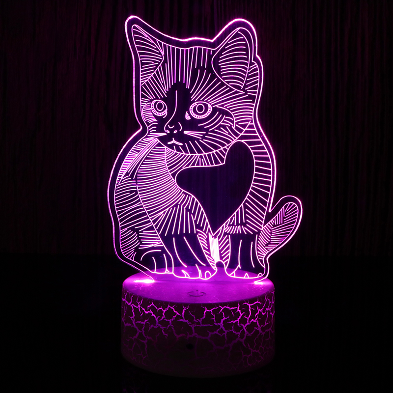 3d卡通小（xiǎo）夜燈人物形象小夜燈立體led亞（yà）克力小夜（yè）燈廠家定製